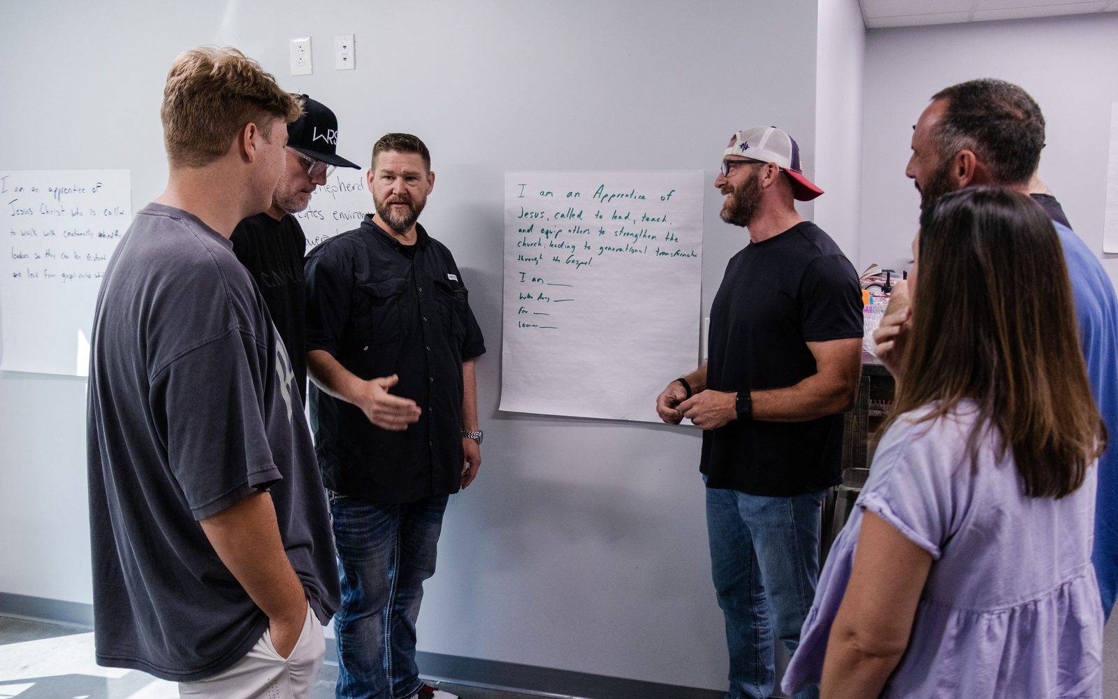 Heart The Mission — leaders in a working session